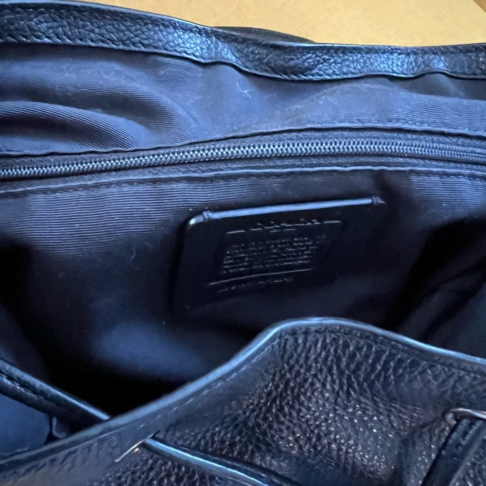 Coach Elle Backpack in black pebbles
Leather. Like new. Gold tone hardware. - Picture 11 of 16